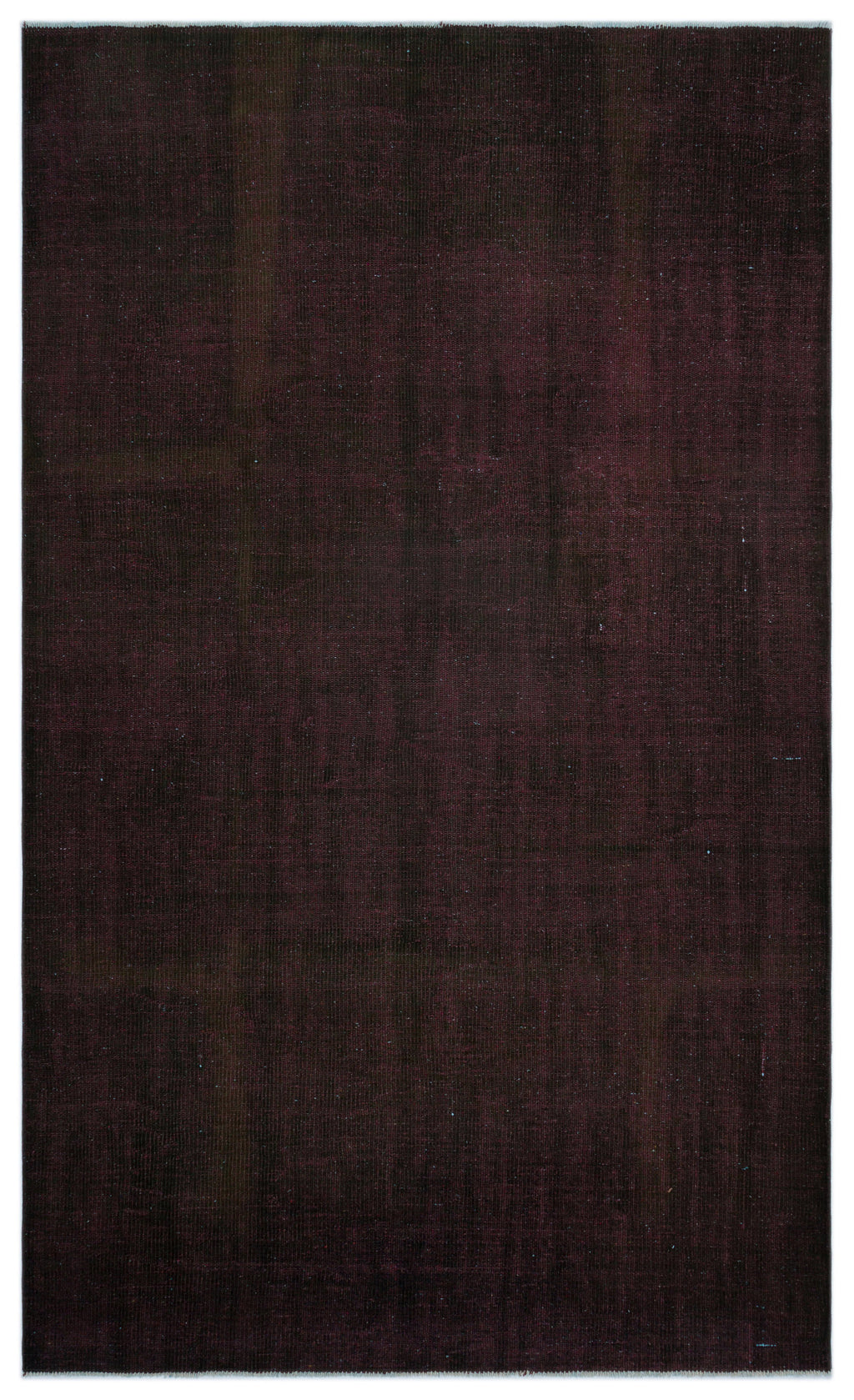 Black Over Dyed Vintage Rug 5'3'' x 9'0'' ft 159 x 275 cm