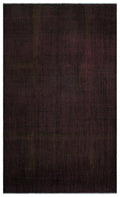 Black Over Dyed Vintage Rug 5'3'' x 9'0'' ft 159 x 275 cm