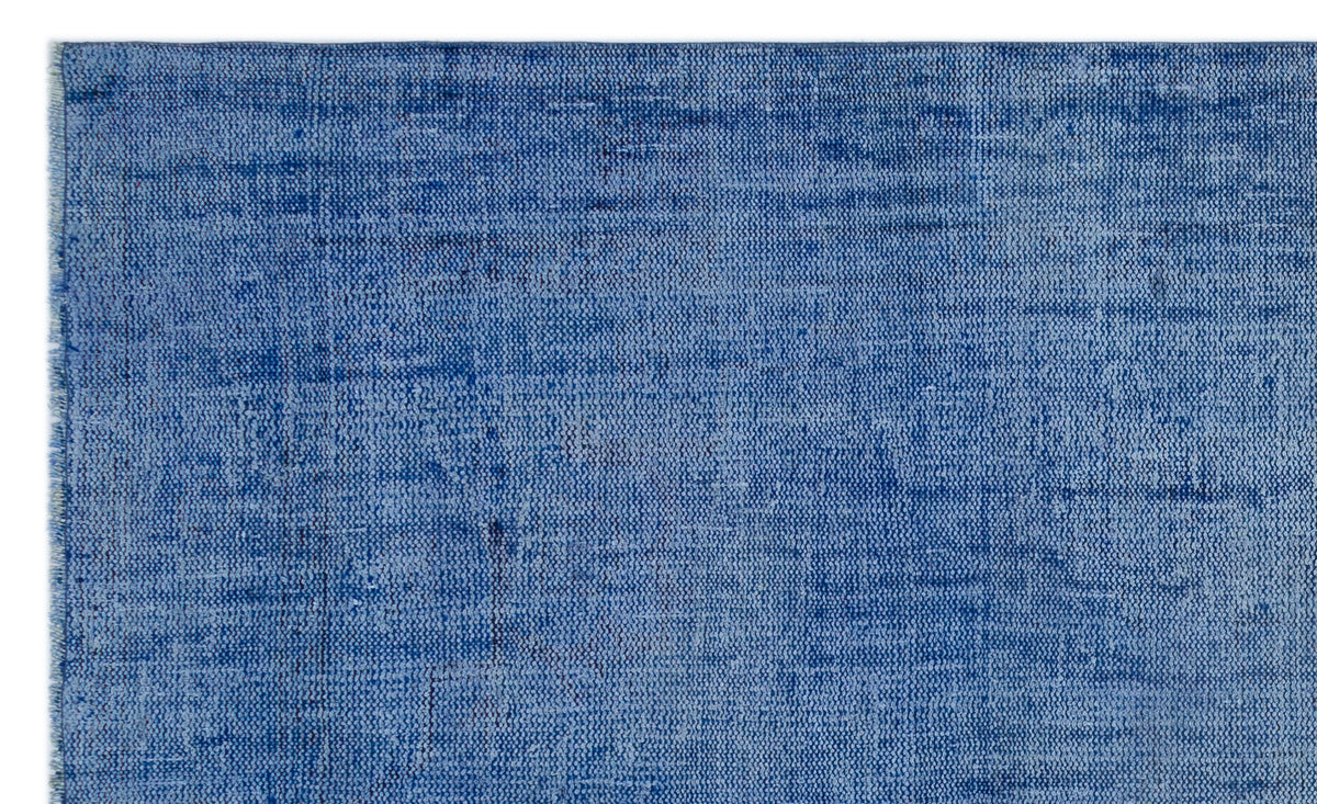 Blue Over Dyed Vintage Rug 5&#39;9&#39;&#39; x 9&#39;8&#39;&#39; ft 175 x 294 cm