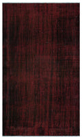 Blue Over Dyed Vintage Rug 5'5'' x 9'2'' ft 166 x 280 cm