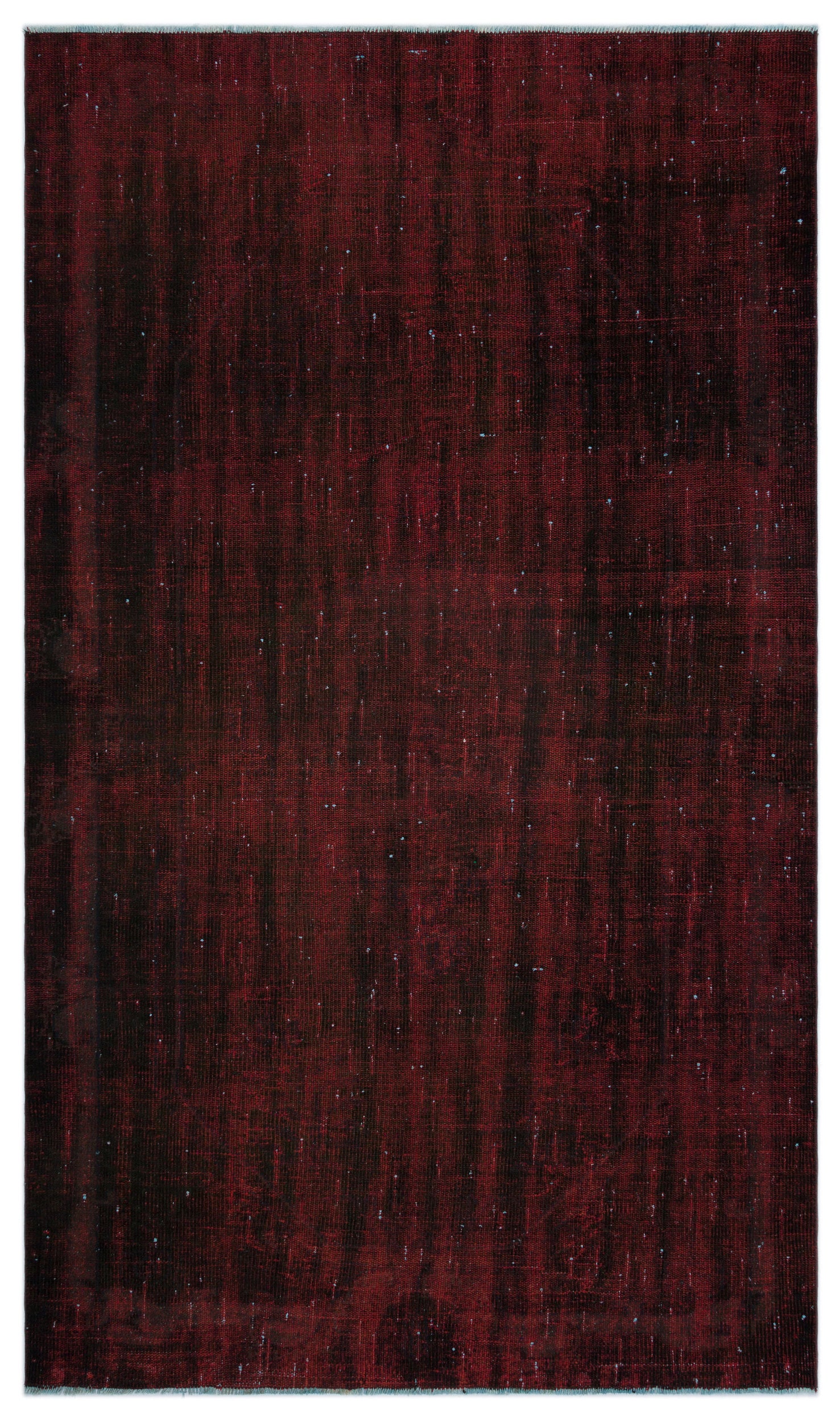 Blue Over Dyed Vintage Rug 5'5'' x 9'2'' ft 166 x 280 cm
