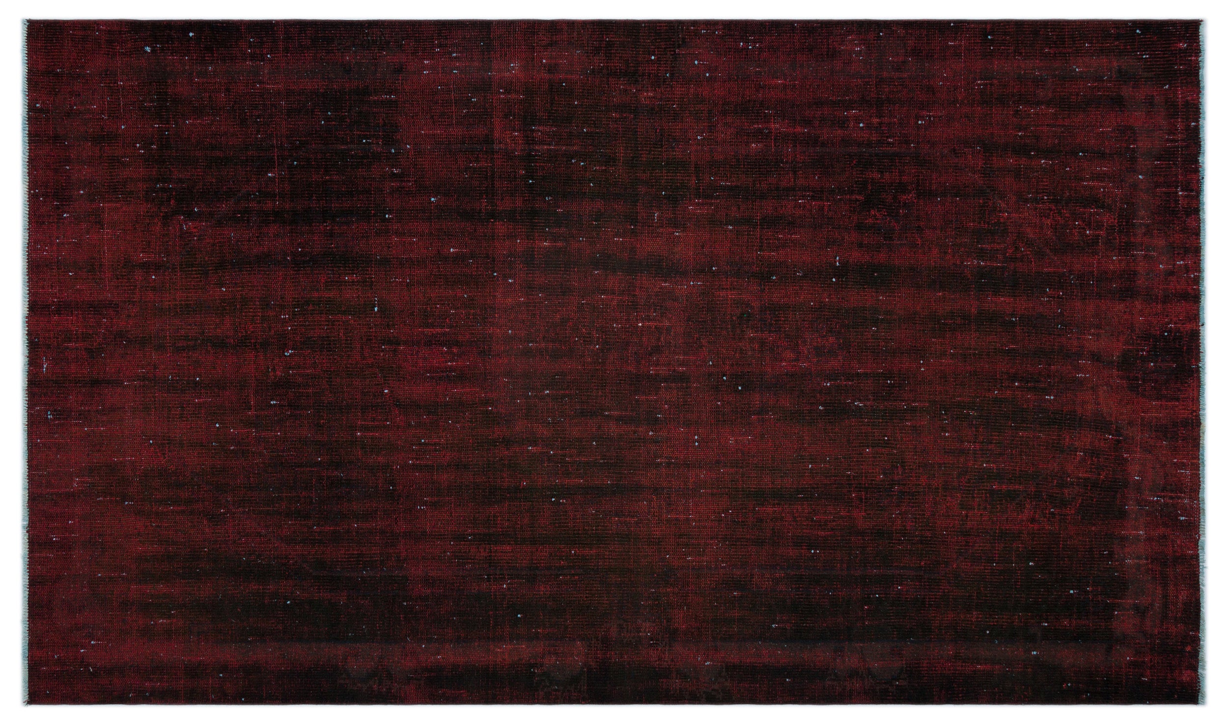 Blue Over Dyed Vintage Rug 5'5'' x 9'2'' ft 166 x 280 cm