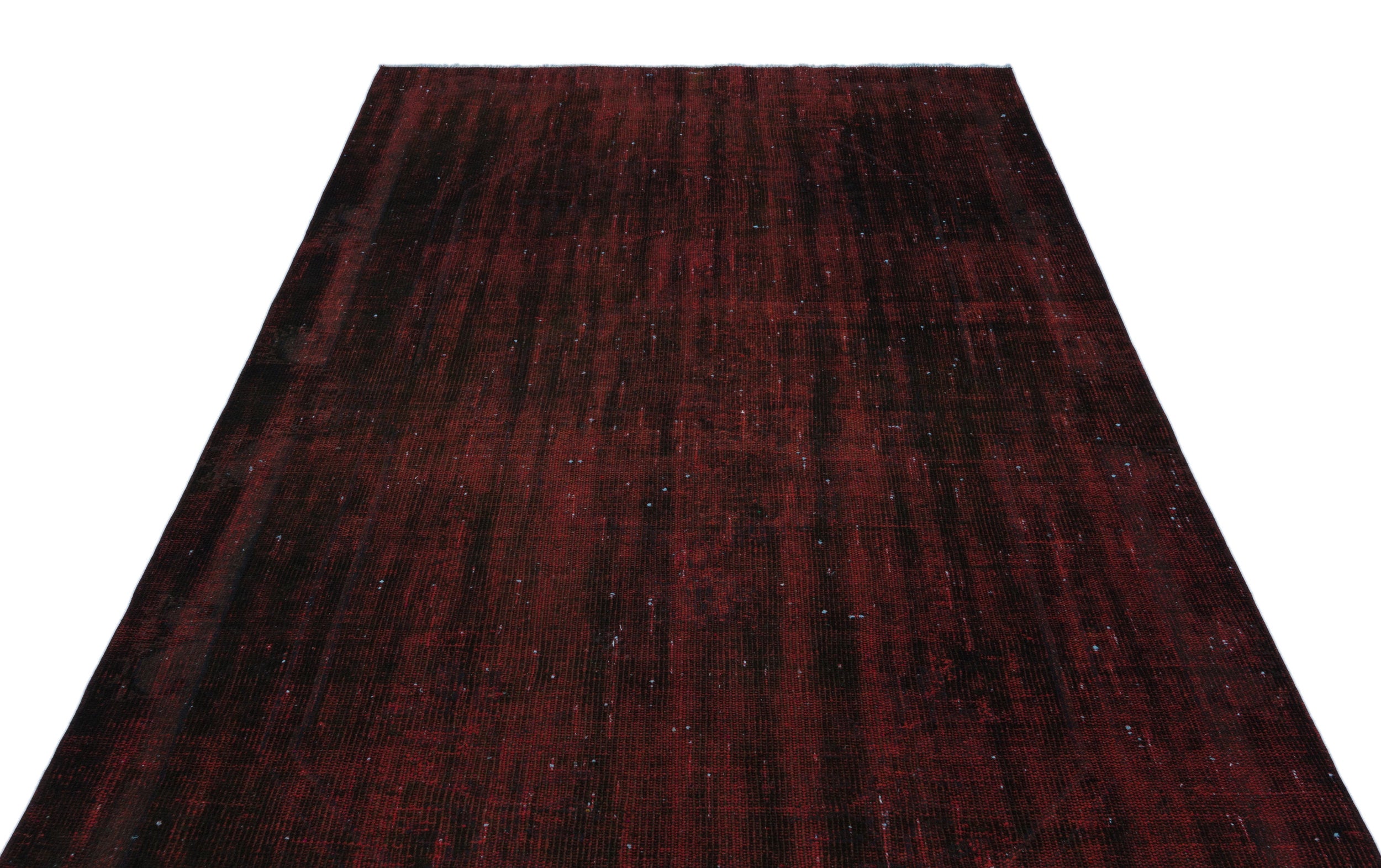 Blue Over Dyed Vintage Rug 5'5'' x 9'2'' ft 166 x 280 cm