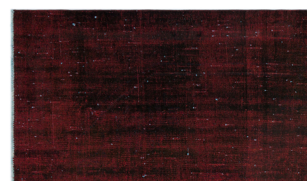 Blue Over Dyed Vintage Rug 5'5'' x 9'2'' ft 166 x 280 cm