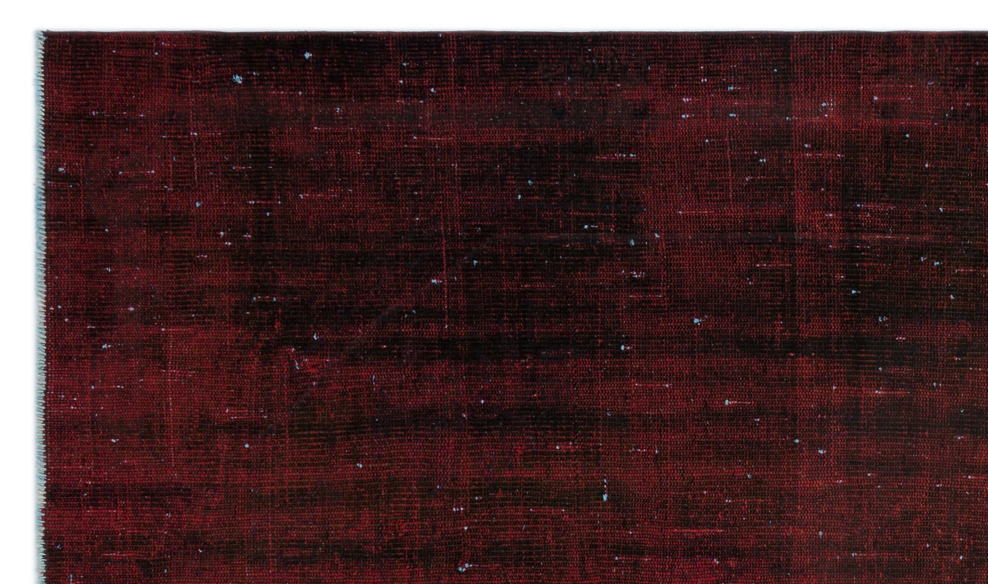 Blue Over Dyed Vintage Rug 5'5'' x 9'2'' ft 166 x 280 cm