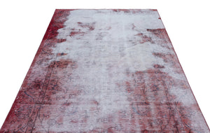 Retro Over Dyed Vintage Rug 5'5'' x 8'4'' ft 164 x 255 cm