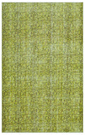 Green Over Dyed Vintage Rug 5'5'' x 8'8'' ft 166 x 264 cm