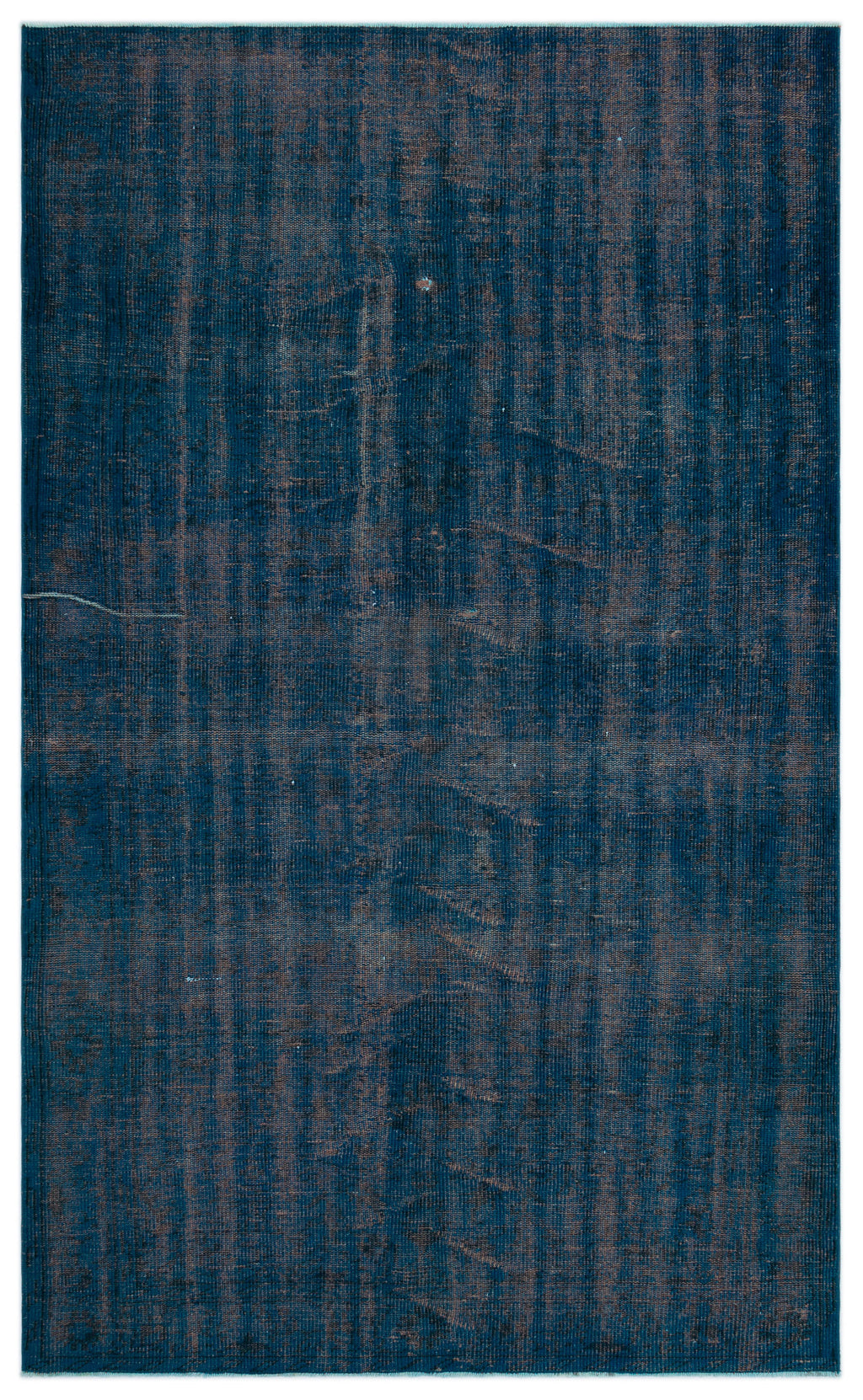 Blue Over Dyed Vintage Rug 5'3'' x 8'8'' ft 159 x 265 cm