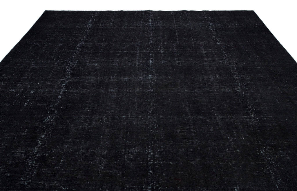 Gray Over Dyed Vintage XLarge Rug 9'7'' x 12'6'' ft 292 x 381 cm