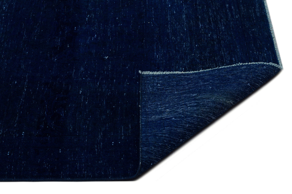 Blue Over Dyed Vintage XLarge Rug 8'10'' x 12'6'' ft 270 x 381 cm