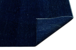 Blue Over Dyed Vintage XLarge Rug 8'10'' x 12'6'' ft 270 x 381 cm