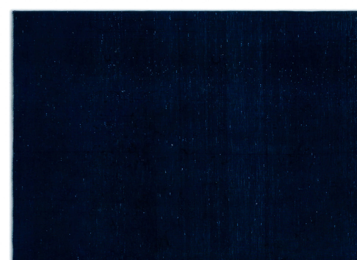 Blue Over Dyed Vintage XLarge Rug 8&#39;10&#39;&#39; x 12&#39;6&#39;&#39; ft 270 x 381 cm