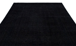 Gray Over Dyed Vintage XLarge Rug 7'5'' x 10'6'' ft 227 x 320 cm