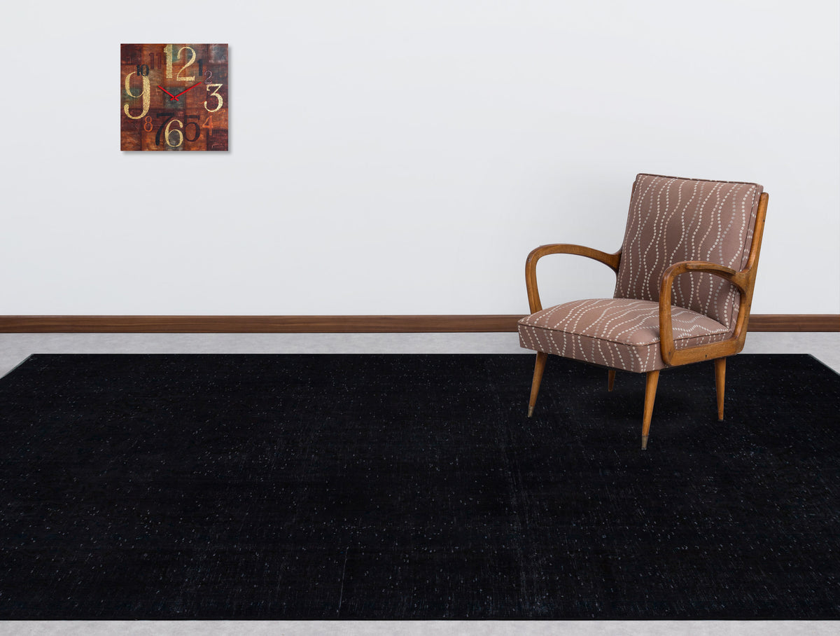 Gray Over Dyed Vintage XLarge Rug 7&#39;5&#39;&#39; x 10&#39;6&#39;&#39; ft 227 x 320 cm