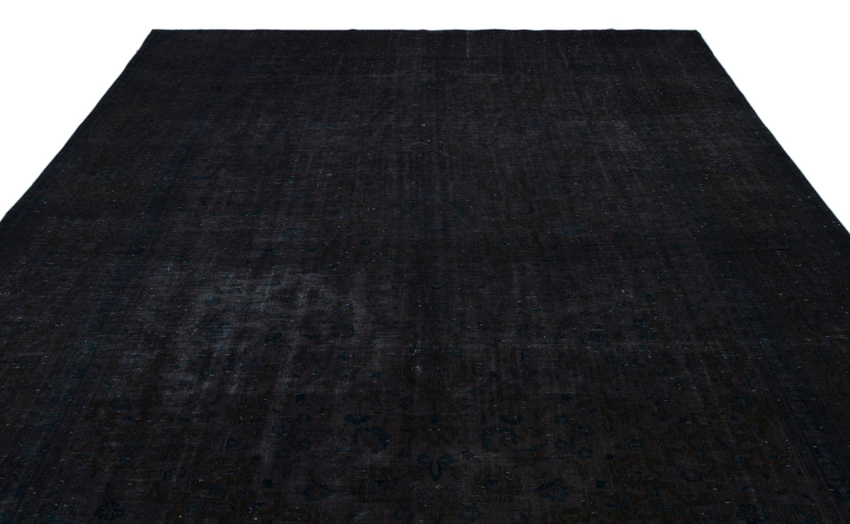 Gray Over Dyed Vintage XLarge Rug 9&#39;1&#39;&#39; x 13&#39;3&#39;&#39; ft 277 x 405 cm