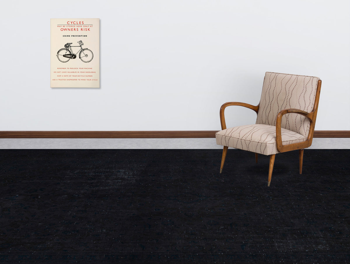 Gray Over Dyed Vintage XLarge Rug 9&#39;1&#39;&#39; x 13&#39;3&#39;&#39; ft 277 x 405 cm