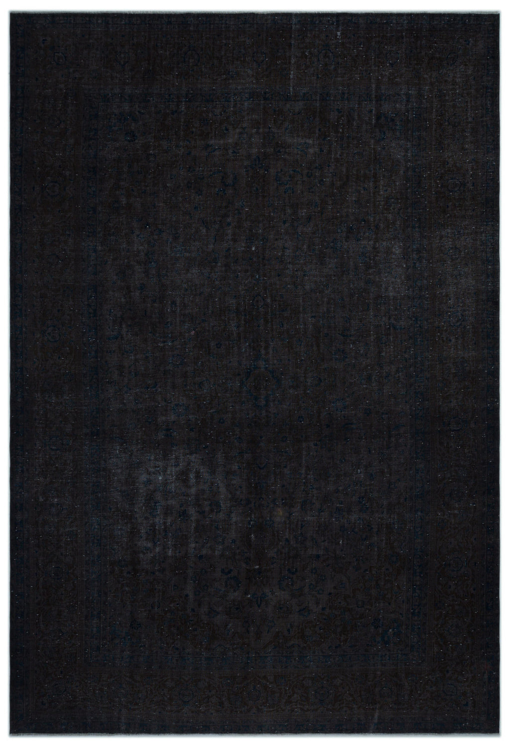 Gray Over Dyed Vintage XLarge Rug 9'1'' x 13'3'' ft 277 x 405 cm