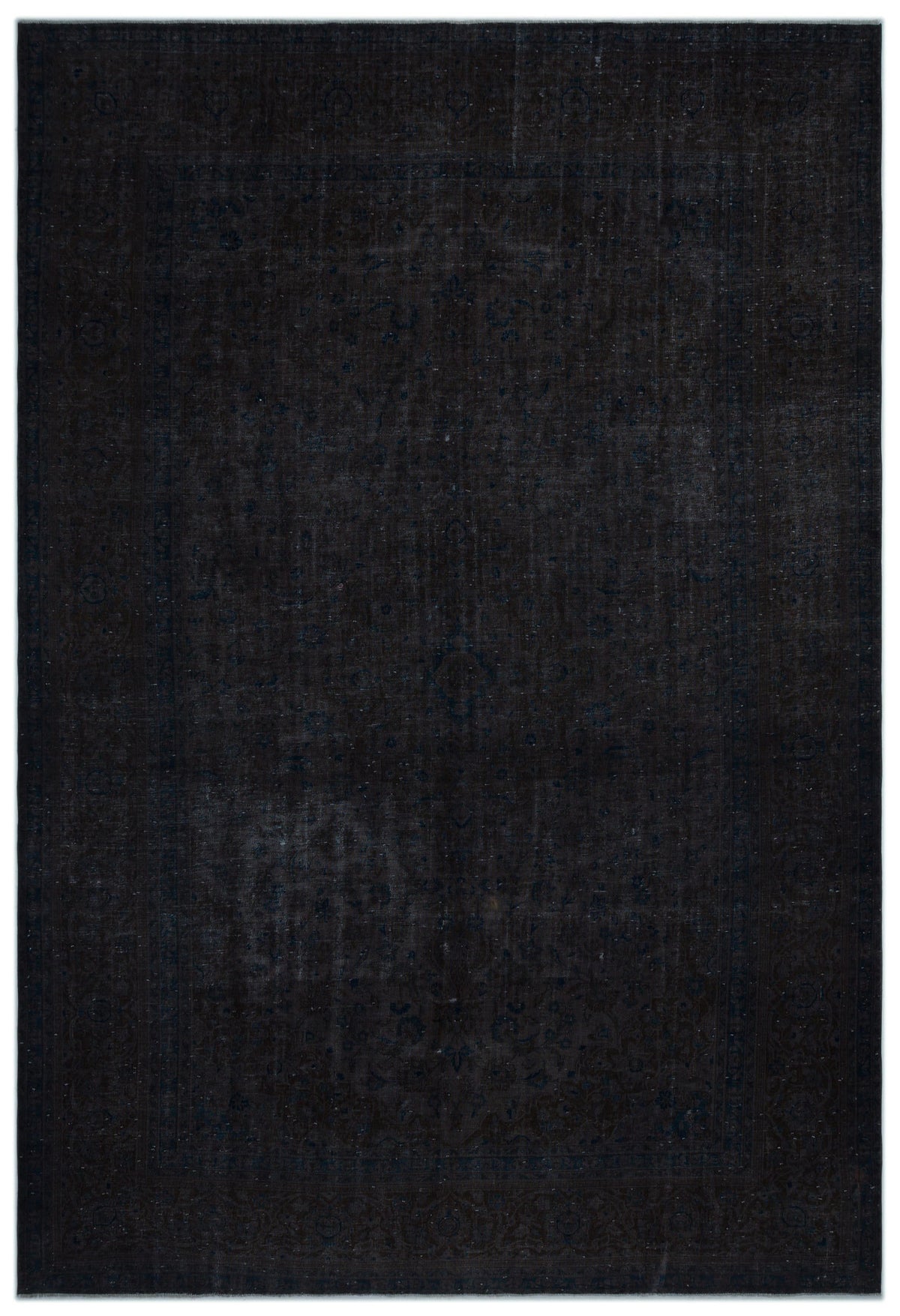 Gray Over Dyed Vintage XLarge Rug 9&#39;1&#39;&#39; x 13&#39;3&#39;&#39; ft 277 x 405 cm