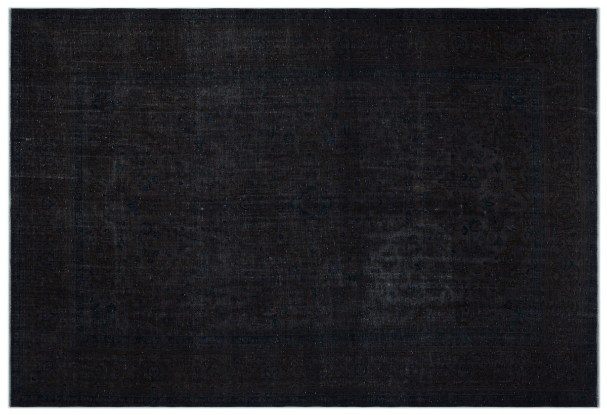 Gray Over Dyed Vintage XLarge Rug 9&#39;1&#39;&#39; x 13&#39;3&#39;&#39; ft 277 x 405 cm