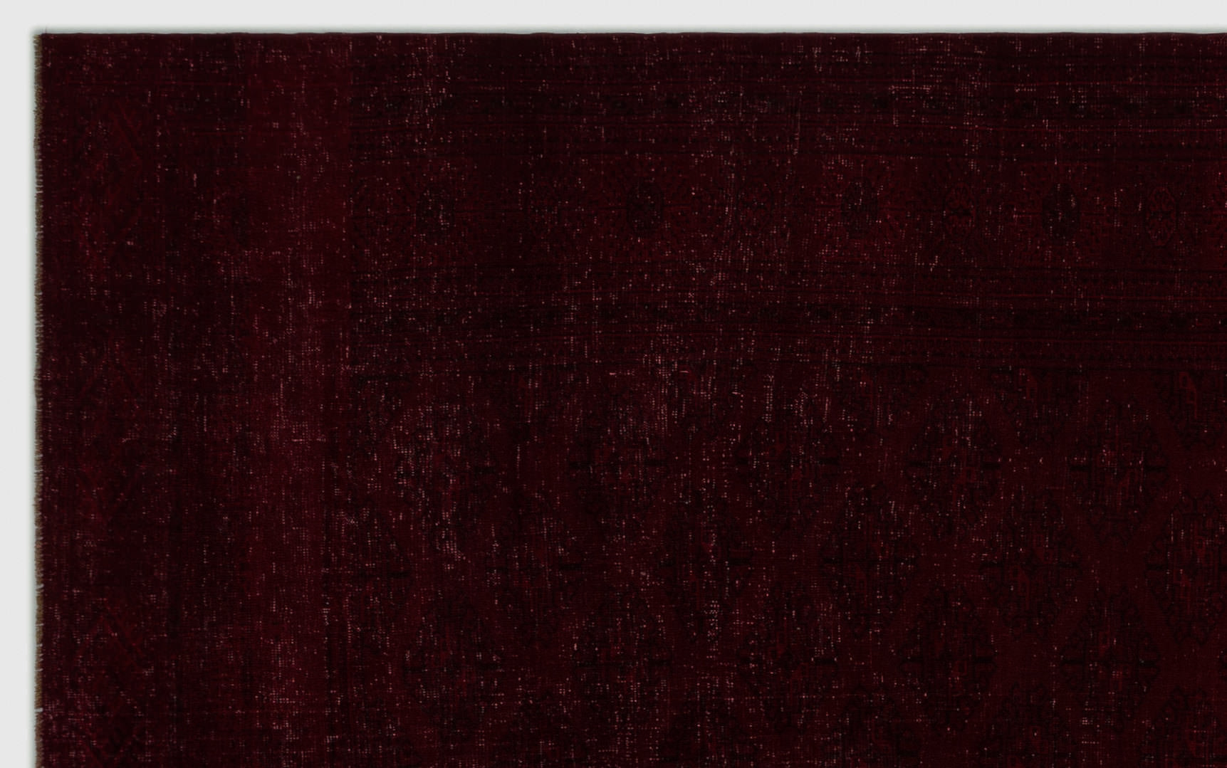Red Over Dyed Vintage XLarge Rug 7'10'' x 12'8'' ft 240 x 385 cm