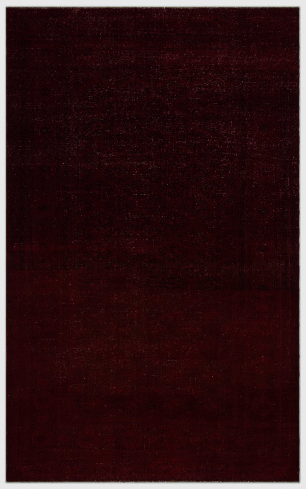 Red Over Dyed Vintage XLarge Rug 7'10'' x 12'8'' ft 240 x 385 cm