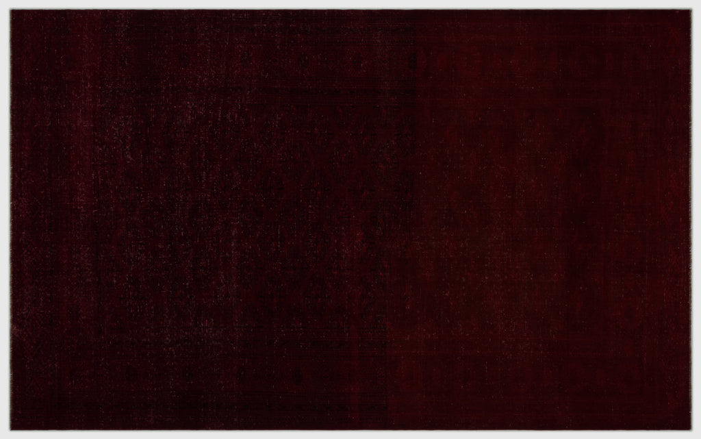 Red Over Dyed Vintage XLarge Rug 7'10'' x 12'8'' ft 240 x 385 cm