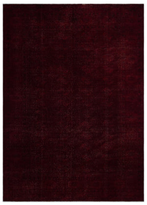 Red Over Dyed Vintage XLarge Rug 8'10'' x 12'4'' ft 270 x 375 cm