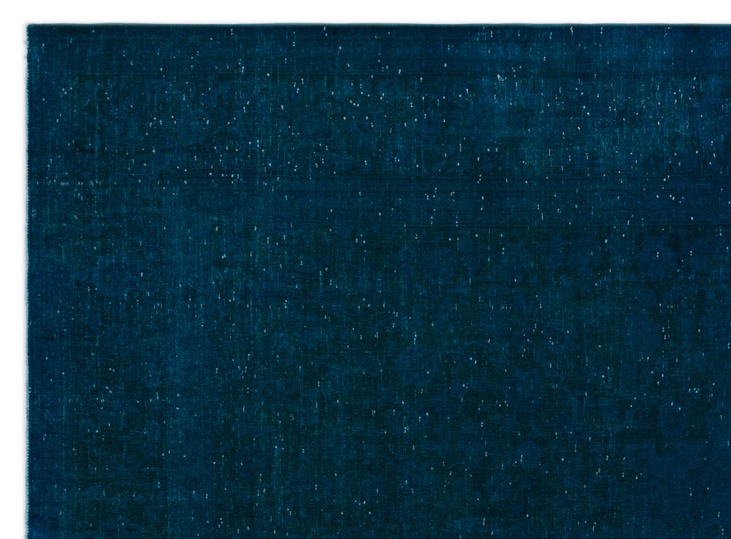 Turquoise  Over Dyed Vintage XLarge Rug 9'0'' x 12'4'' ft 275 x 377 cm