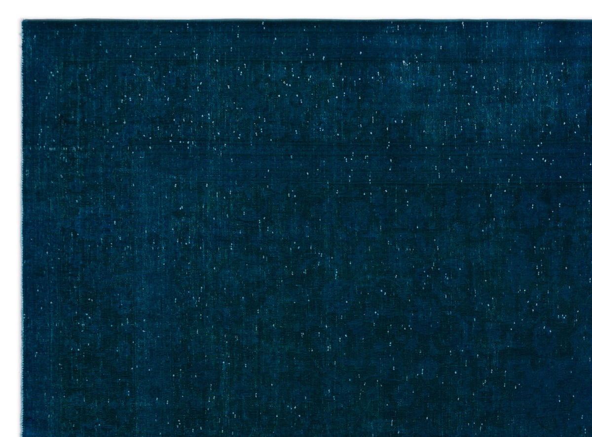 Turquoise  Over Dyed Vintage XLarge Rug 9&#39;0&#39;&#39; x 12&#39;4&#39;&#39; ft 275 x 377 cm