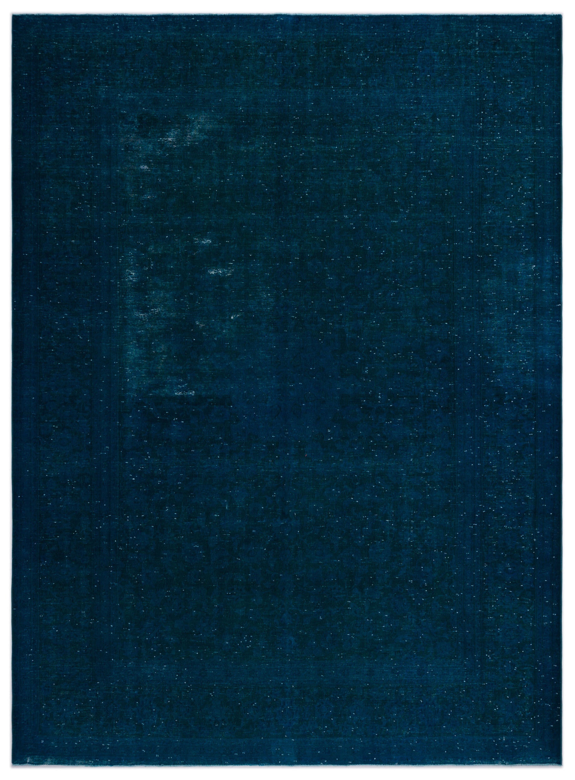 Turquoise  Over Dyed Vintage XLarge Rug 9'0'' x 12'4'' ft 275 x 377 cm