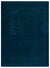 Turquoise  Over Dyed Vintage XLarge Rug 9'0'' x 12'4'' ft 275 x 377 cm
