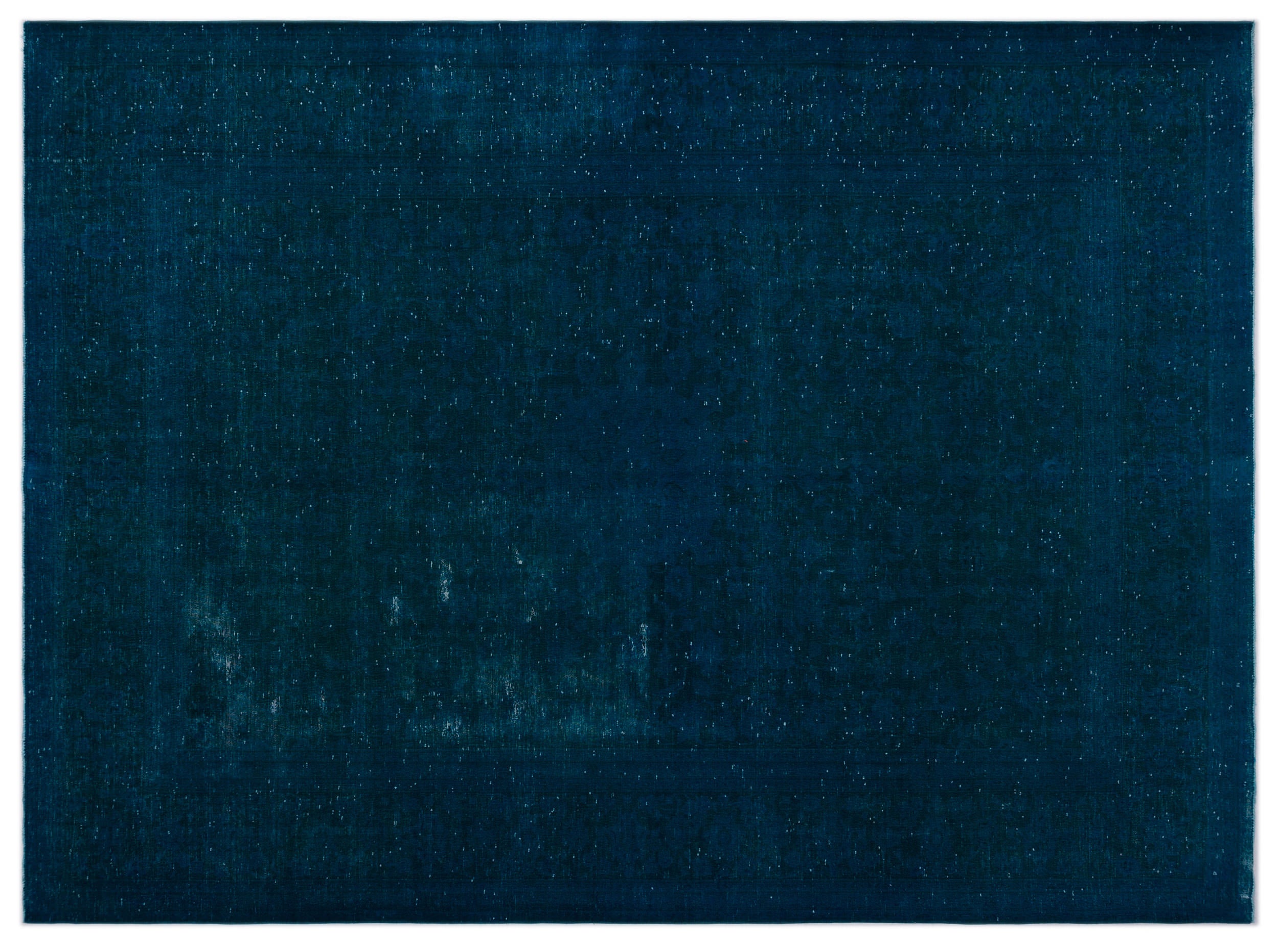 Turquoise  Over Dyed Vintage XLarge Rug 9'0'' x 12'4'' ft 275 x 377 cm