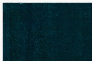 Turquoise  Over Dyed Vintage XLarge Rug 9'4'' x 14'5'' ft 285 x 440 cm