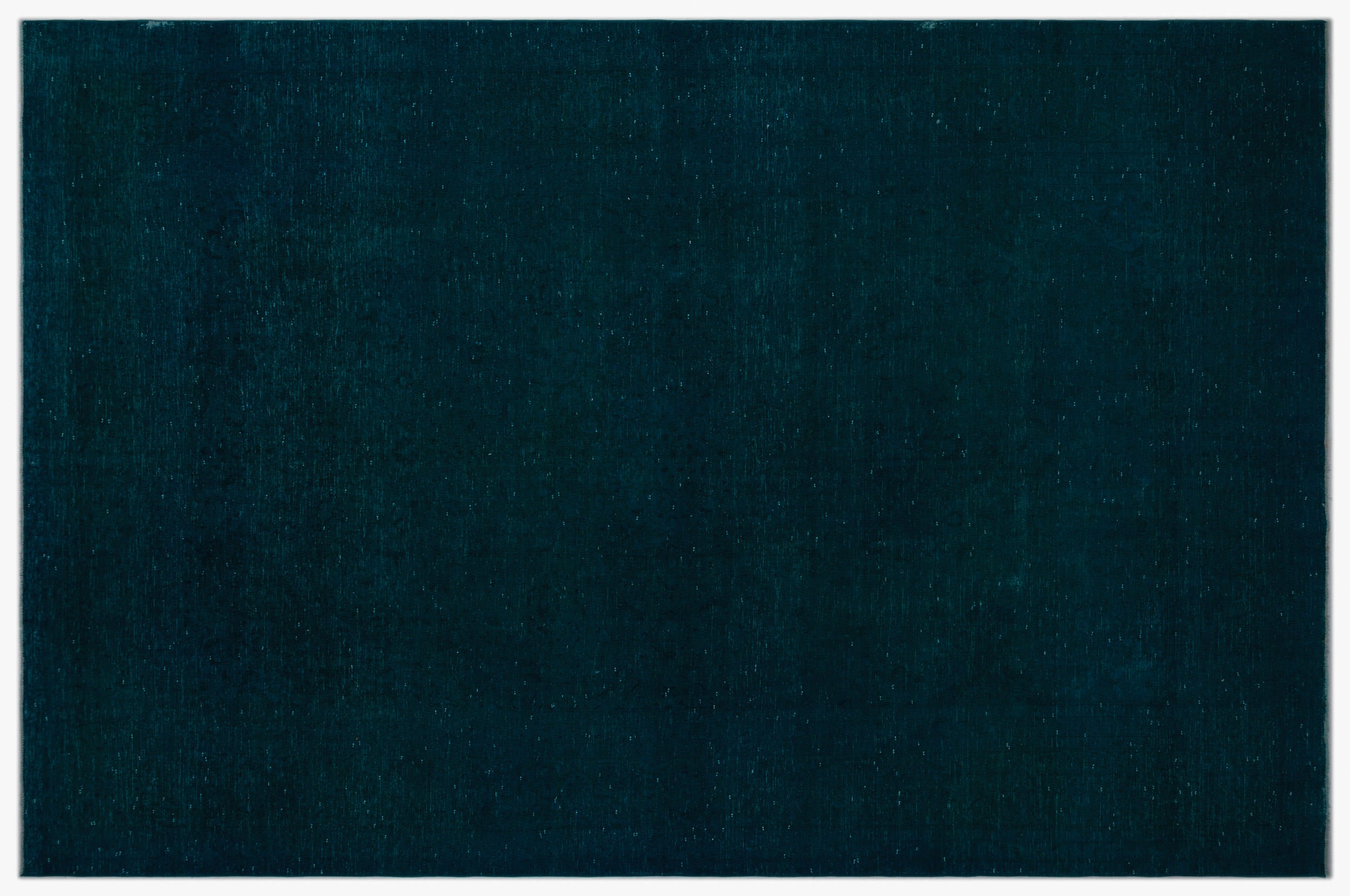 Turquoise  Over Dyed Vintage XLarge Rug 9'4'' x 14'5'' ft 285 x 440 cm