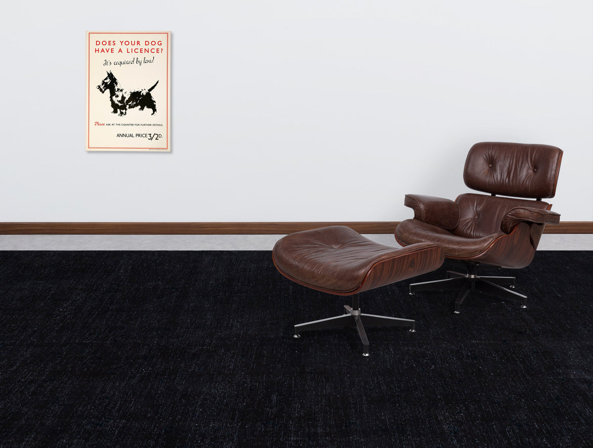 Gray Over Dyed Vintage XLarge Rug 9&#39;7&#39;&#39; x 12&#39;10&#39;&#39; ft 291 x 390 cm