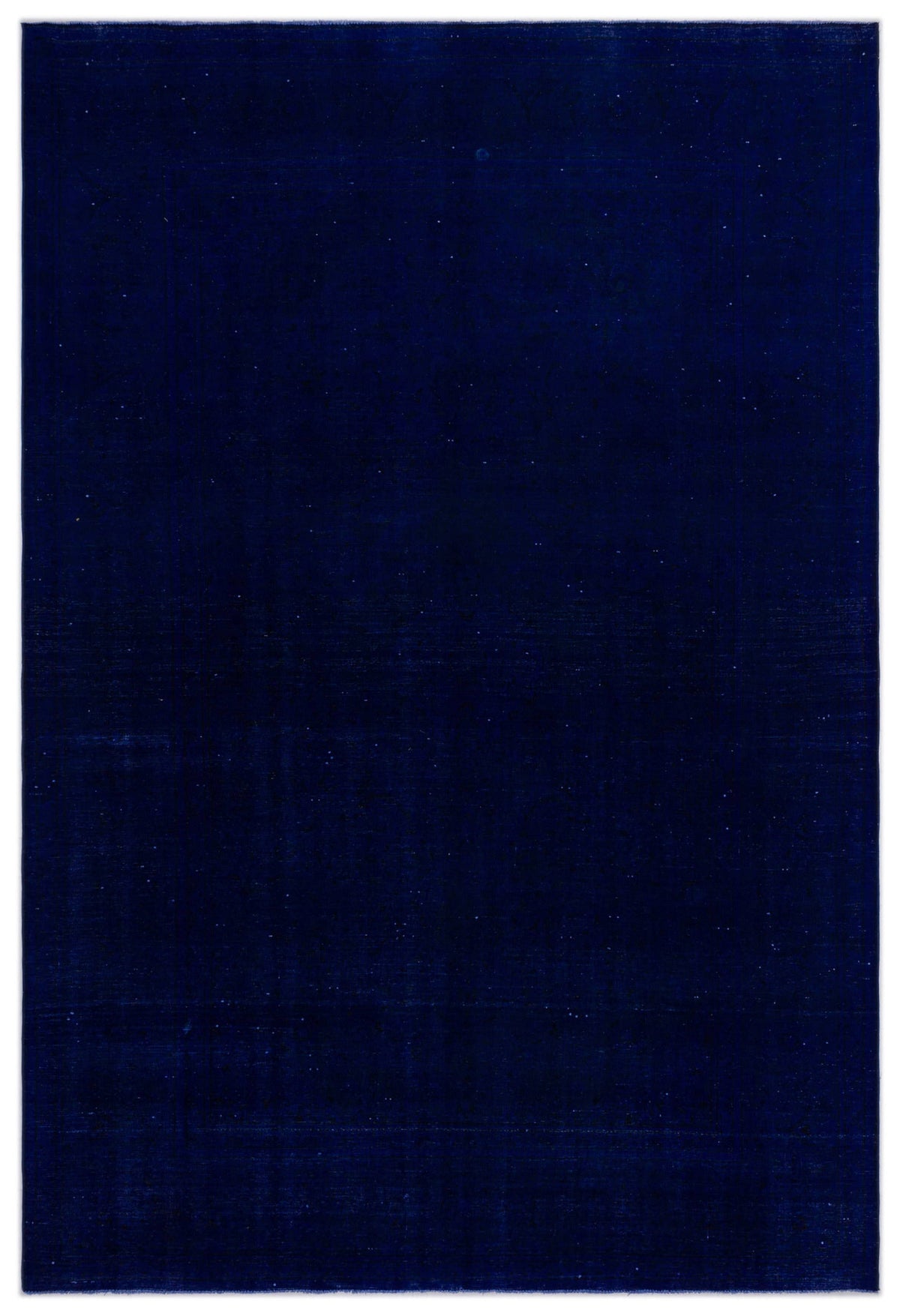 Blue Over Dyed Vintage XLarge Rug 7&#39;9&#39;&#39; x 11&#39;2&#39;&#39; ft 235 x 341 cm
