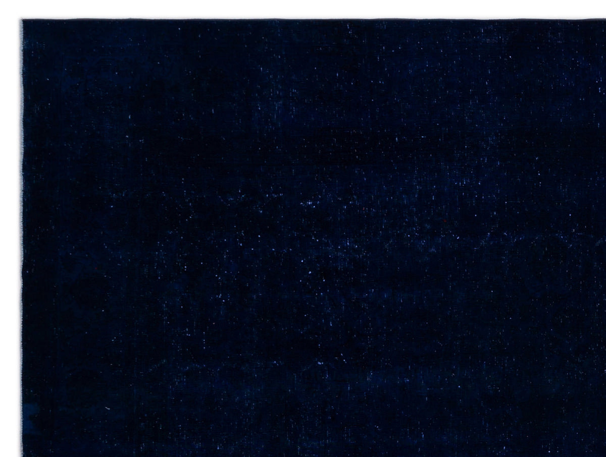Blue Over Dyed Vintage XLarge Rug 9&#39;5&#39;&#39; x 12&#39;6&#39;&#39; ft 286 x 382 cm
