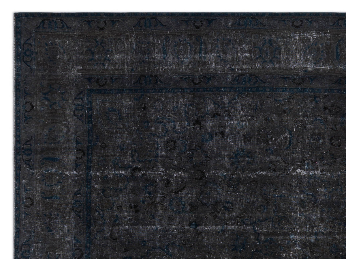 Gray Over Dyed Vintage XLarge Rug 9&#39;7&#39;&#39; x 12&#39;7&#39;&#39; ft 292 x 383 cm