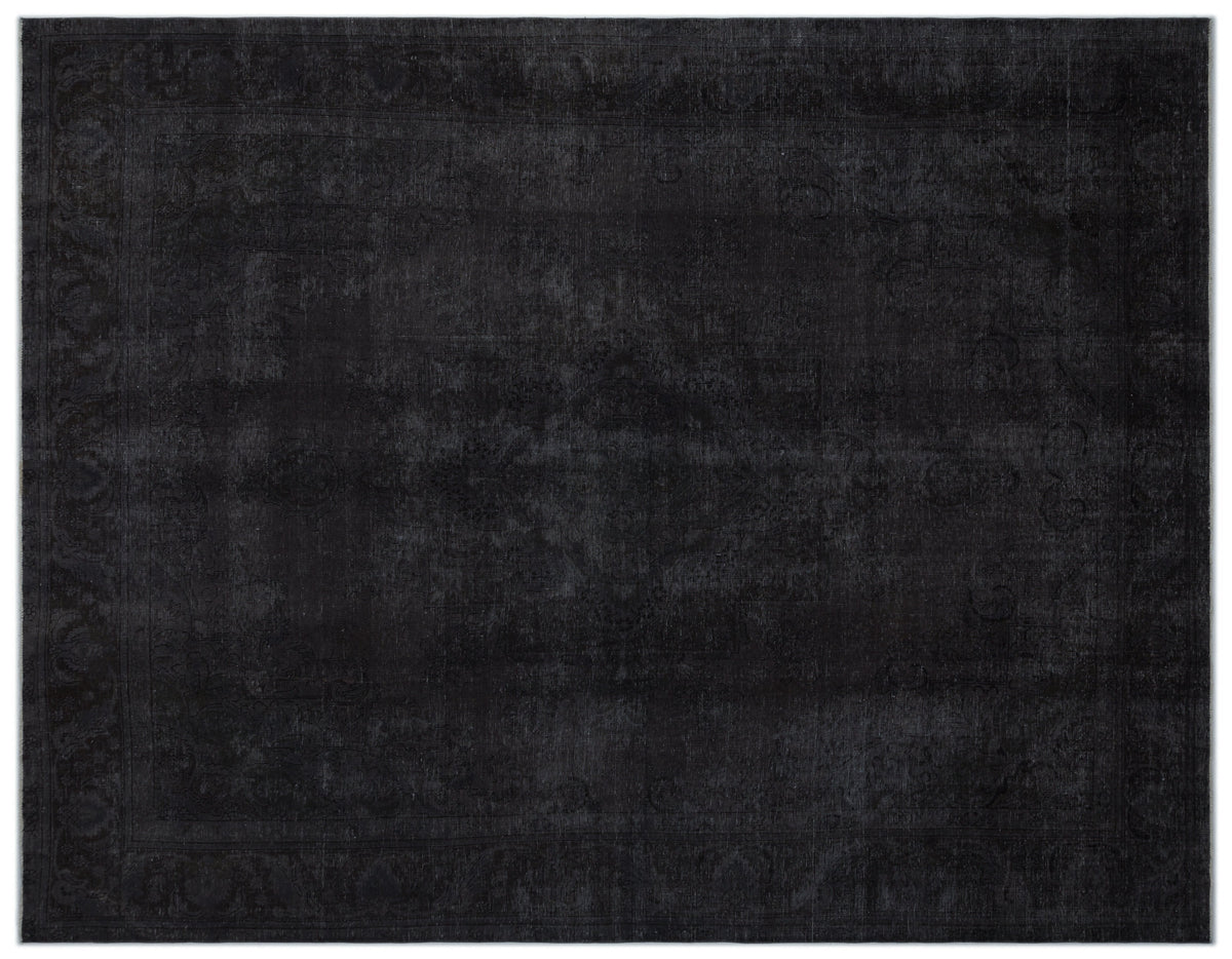 Gray Over Dyed Vintage XLarge Rug 9&#39;6&#39;&#39; x 12&#39;4&#39;&#39; ft 290 x 377 cm