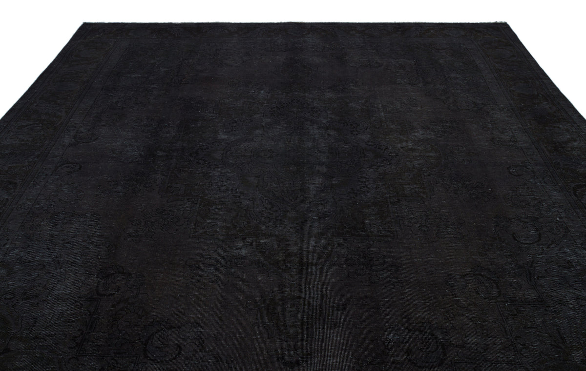 Gray Over Dyed Vintage XLarge Rug 9&#39;6&#39;&#39; x 12&#39;4&#39;&#39; ft 290 x 377 cm