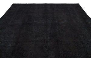 Gray Over Dyed Vintage XLarge Rug 9'6'' x 12'4'' ft 290 x 377 cm