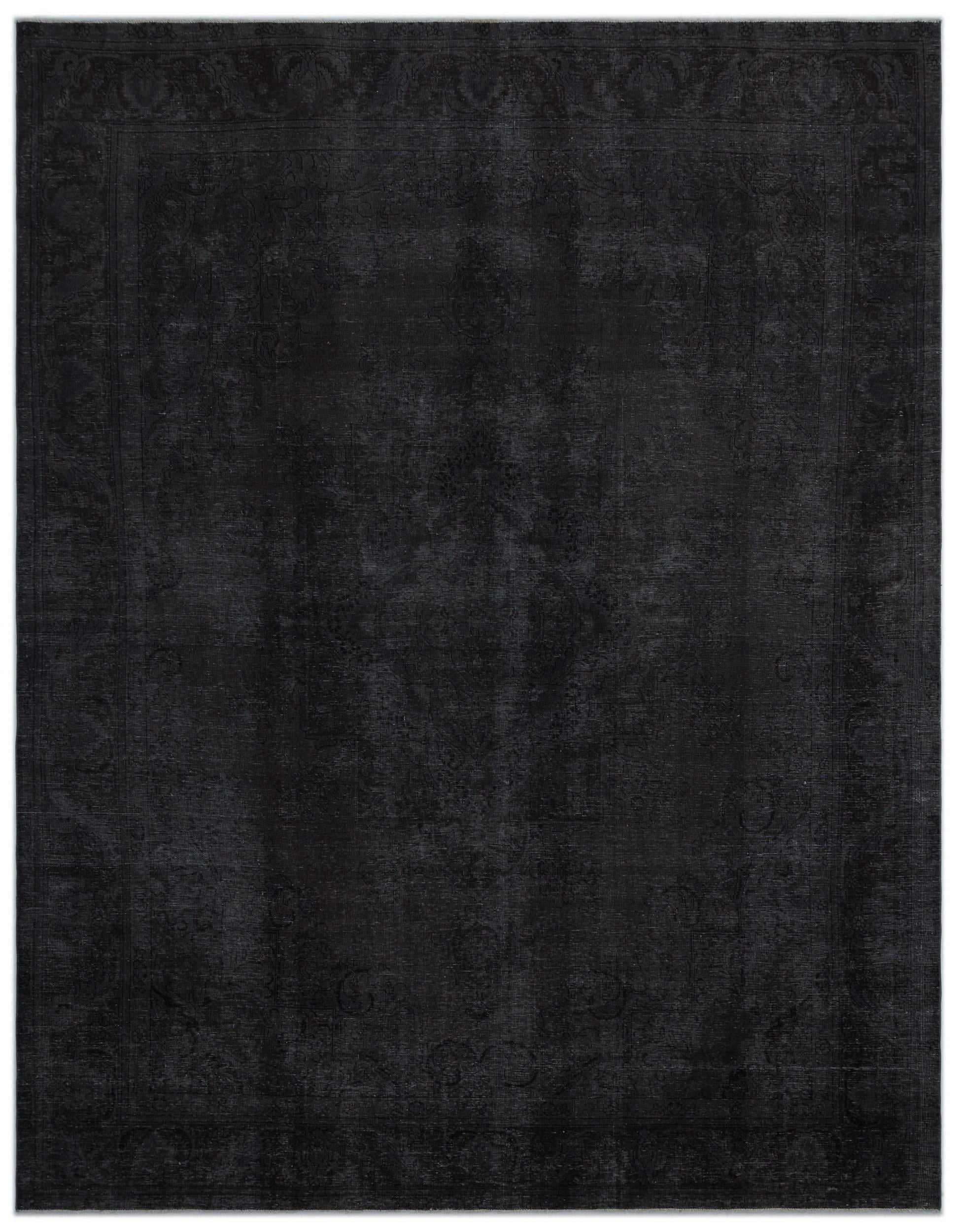 Gray Over Dyed Vintage XLarge Rug 9'6'' x 12'4'' ft 290 x 377 cm