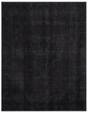 Gray Over Dyed Vintage XLarge Rug 9'6'' x 12'4'' ft 290 x 377 cm