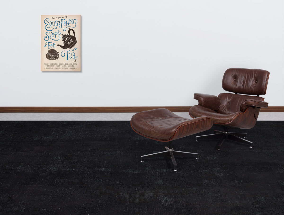 Gray Over Dyed Vintage XLarge Rug 9&#39;6&#39;&#39; x 12&#39;4&#39;&#39; ft 290 x 377 cm