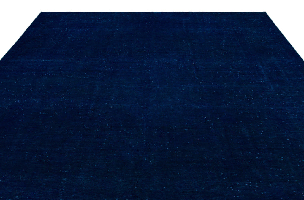 Blue Over Dyed Vintage XLarge Rug 9'7'' x 13'0'' ft 293 x 397 cm