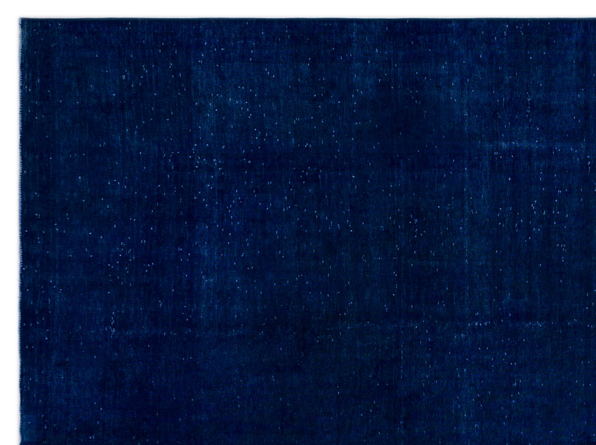 Blue Over Dyed Vintage XLarge Rug 9&#39;7&#39;&#39; x 13&#39;0&#39;&#39; ft 293 x 397 cm