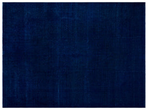 Blue Over Dyed Vintage XLarge Rug 9'7'' x 13'0'' ft 293 x 397 cm