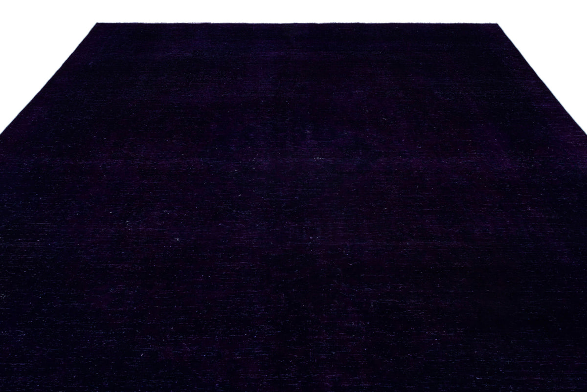 Purple Over Dyed Vintage XLarge Rug 9&#39;9&#39;&#39; x 13&#39;7&#39;&#39; ft 297 x 415 cm