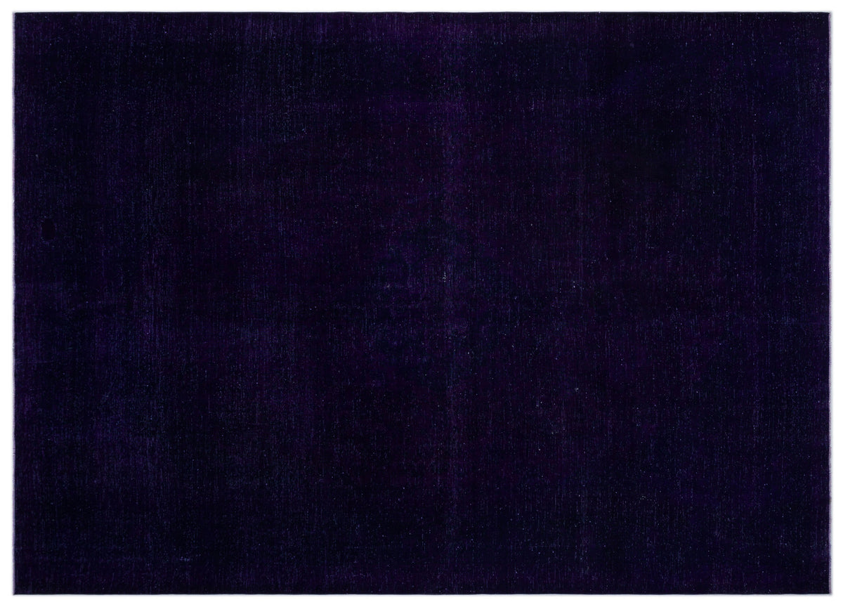 Purple Over Dyed Vintage XLarge Rug 9&#39;9&#39;&#39; x 13&#39;7&#39;&#39; ft 297 x 415 cm