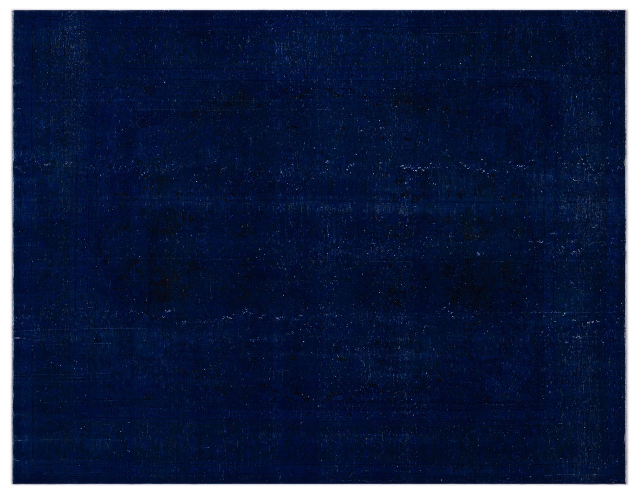 Blue Over Dyed Vintage XLarge Rug 9'7'' x 12'1'' ft 291 x 368 cm
